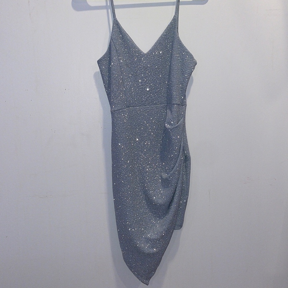 Windsor Blue Sparkly BodyCon Dress Size Small